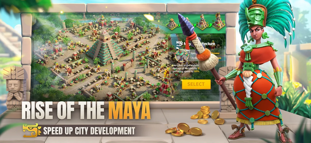 Rise of Kingdoms official App Store promotional screenshot