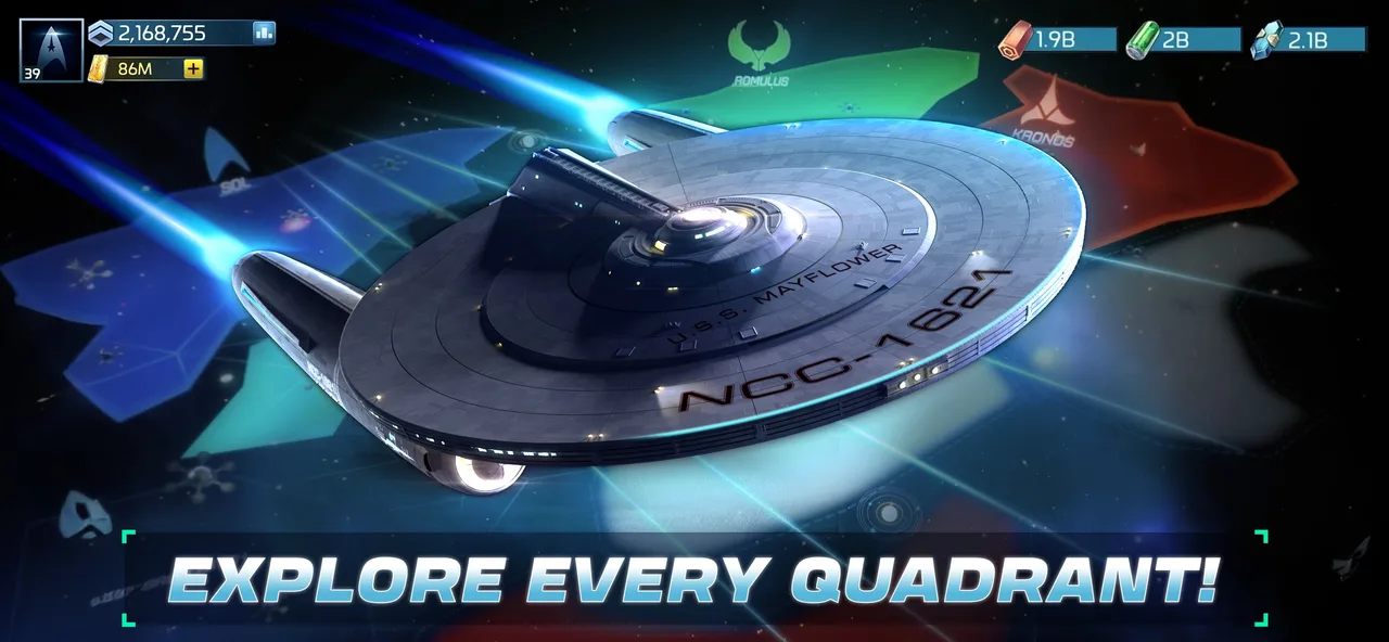 Star Trek Fleet Command official App Store promotional screenshot